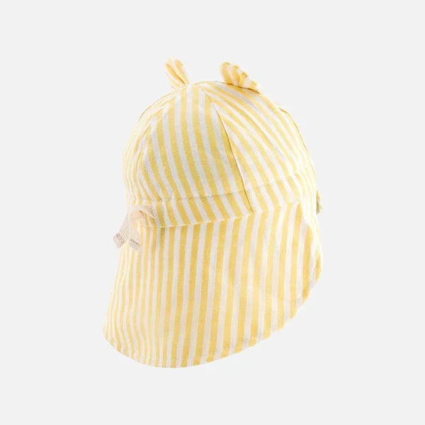 Chapeau bébé "SUNSHINE" - Jaune/Blanc