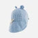Chapeau bébé "SUPER BABY" - Bleu/Blanc