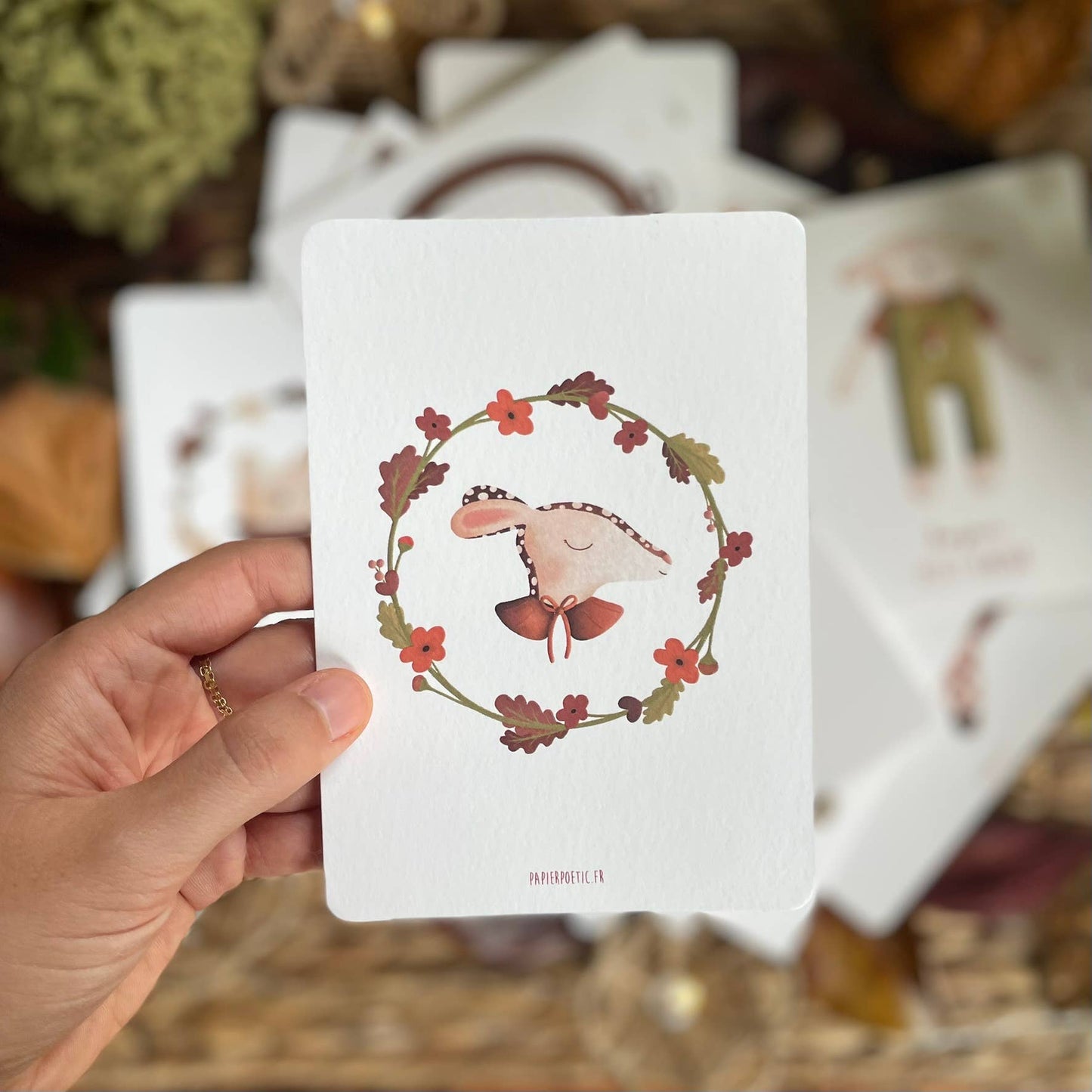 Carte postale "Couronne bichette"