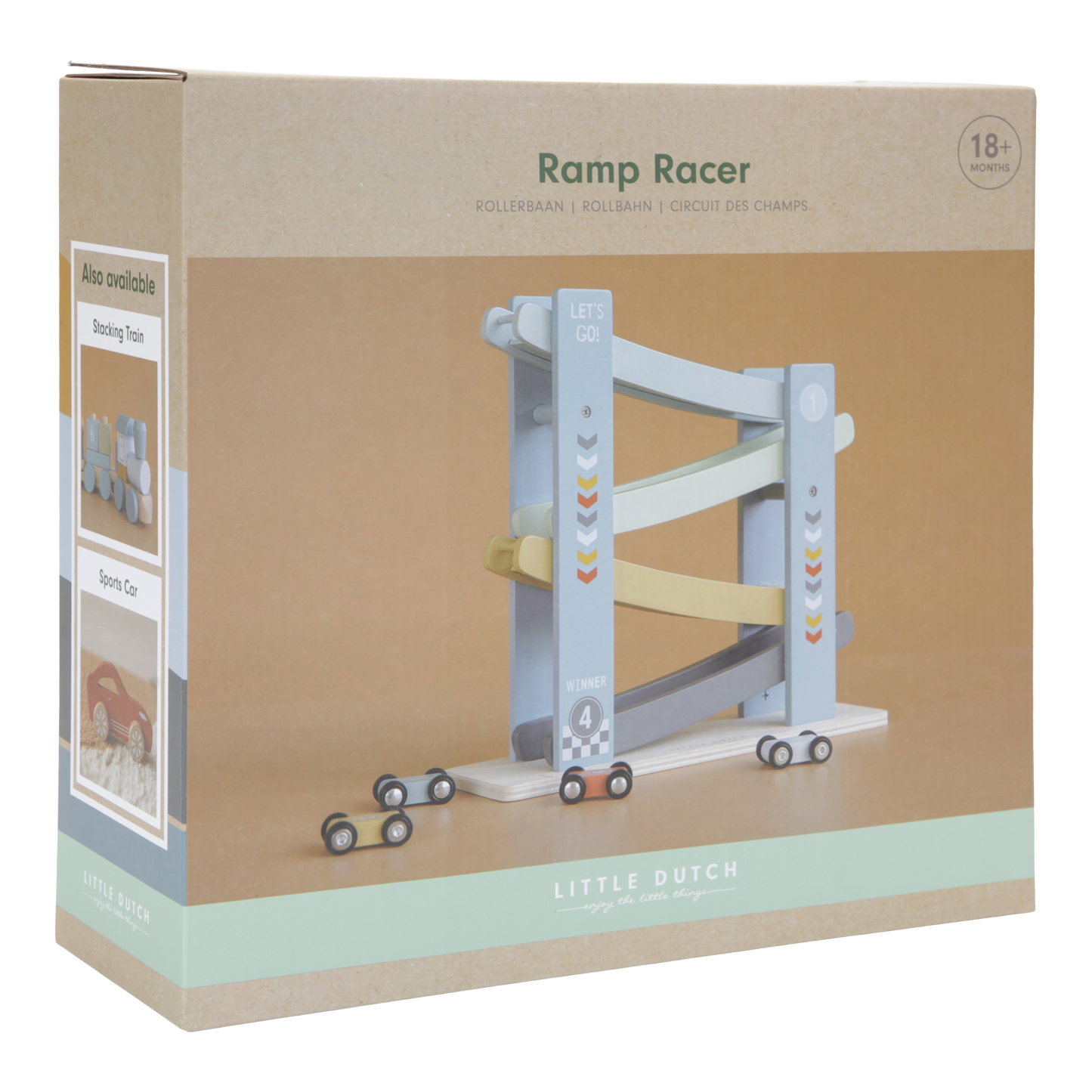 Jouet en bois - Rampe voitures