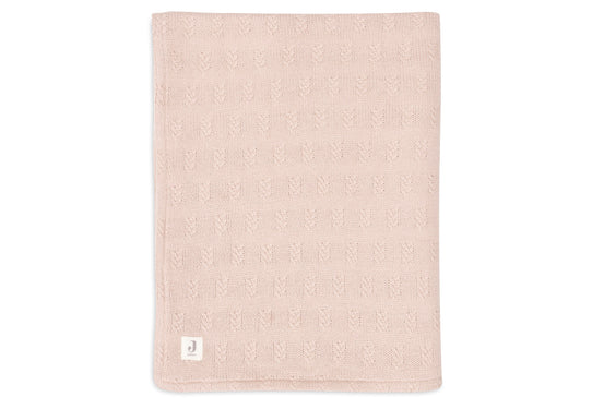 Couverture polaire - Grain Knit Blush