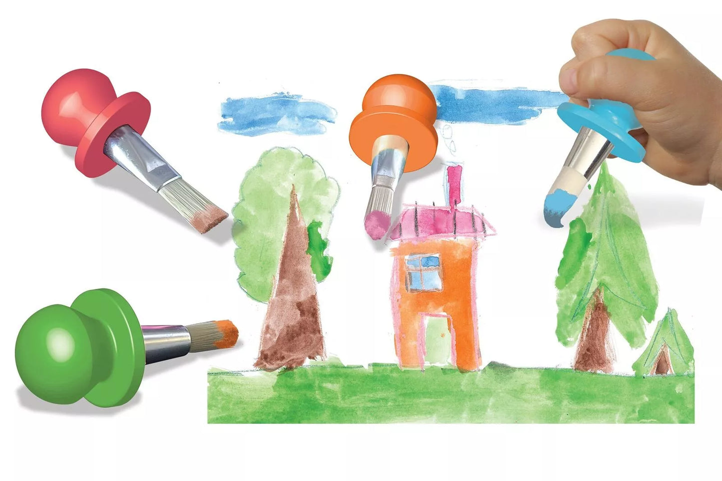 Mes premiers pinceaux - 4 pinceaux