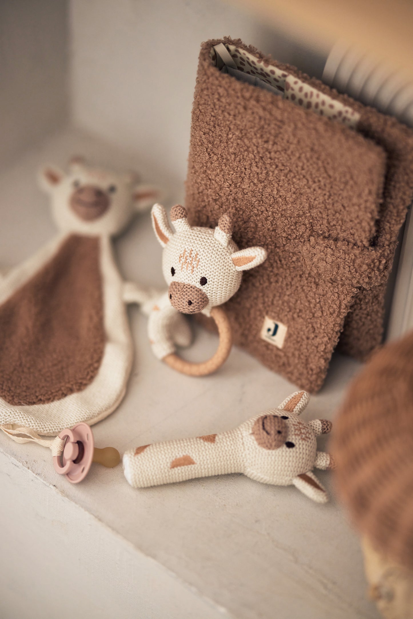 Attache-tétine/Doudou - Girafe