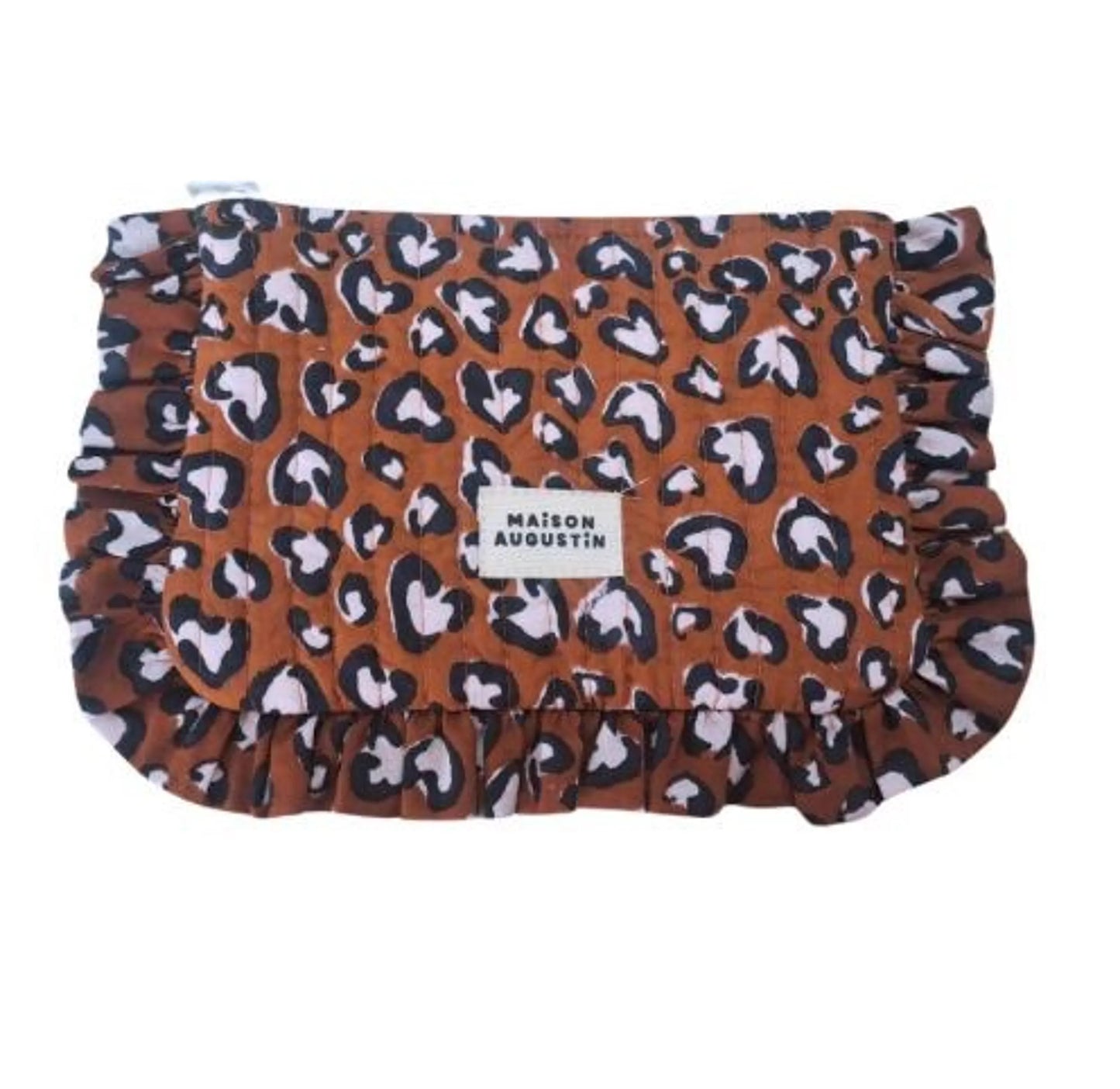 Pochette S - Léopard Camel