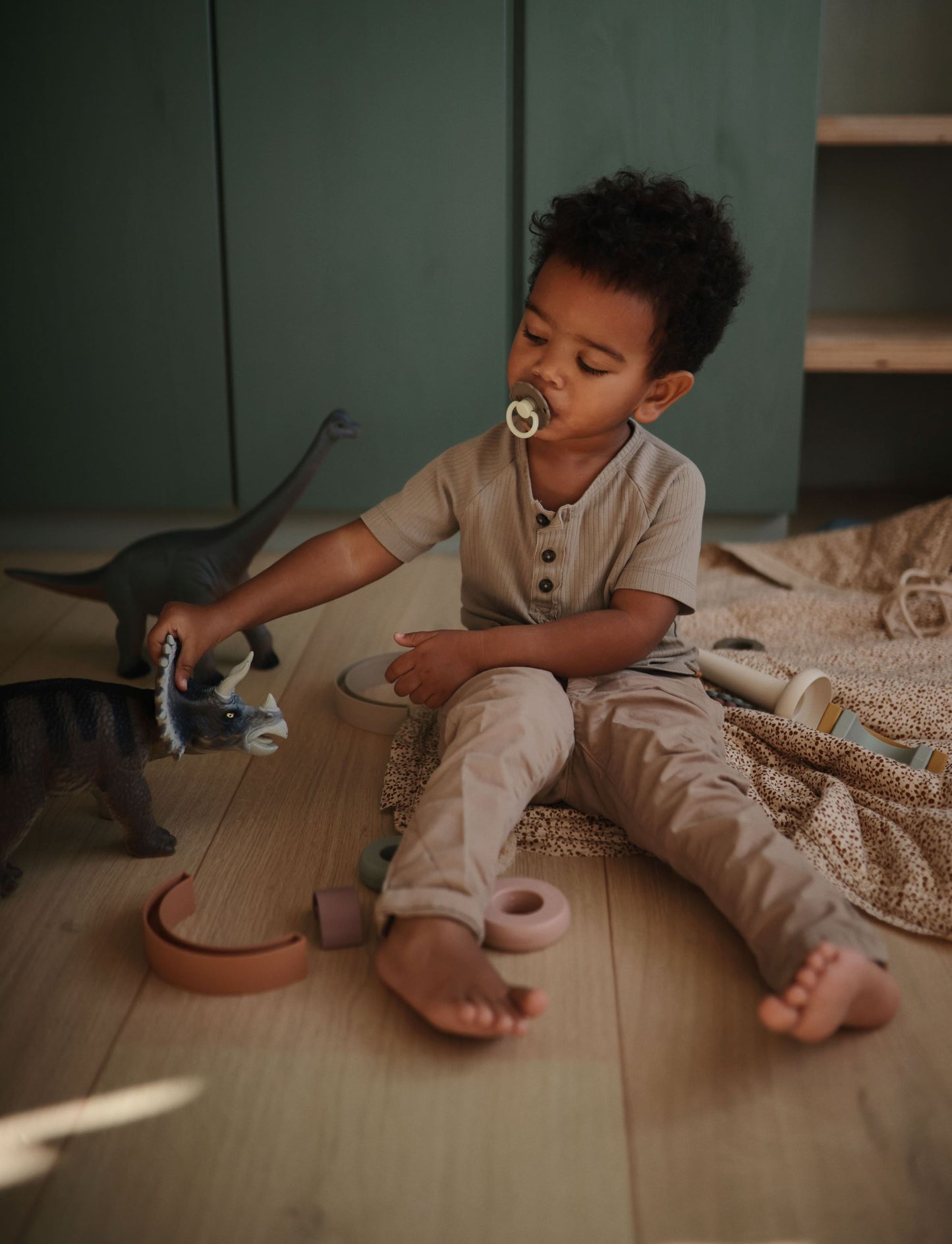 Tétines DAISY NIGHT - Croissant/Portobello