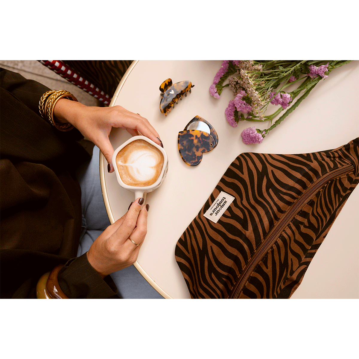 Banane AMOUR TOUJOURS - Zèbre marron