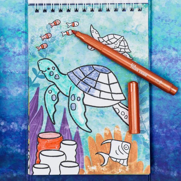Set de Coloriage Pailleté - Sea Life