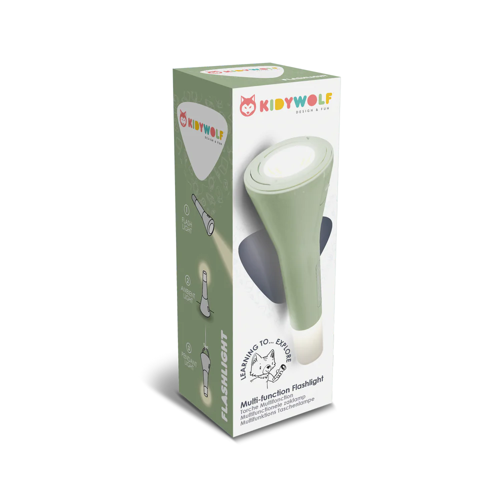 Lampe torche KIDYFLASHLIGHT - Vert Amande