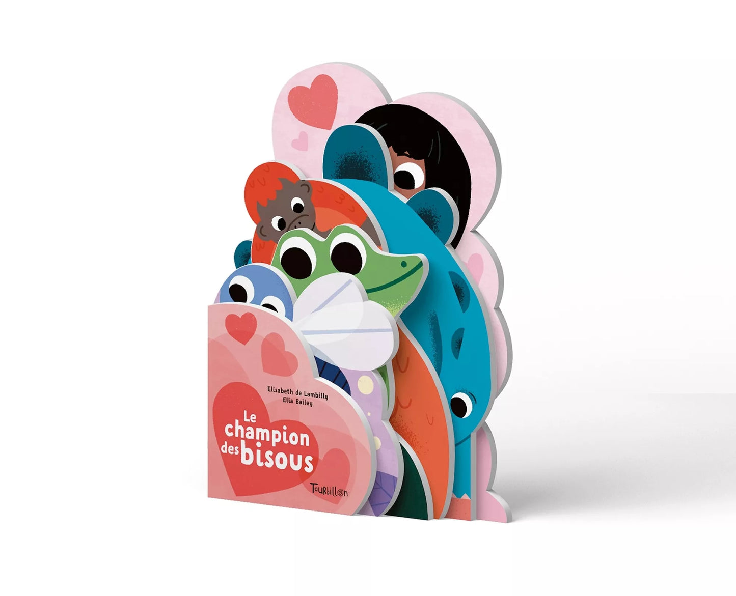 Livre à découpes - Le champion des bisous