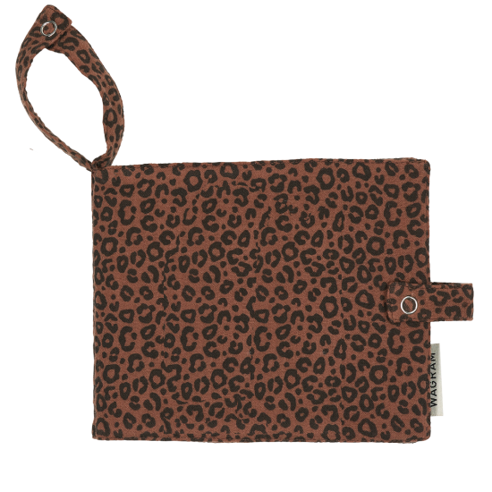 Album photo tissu - Léopard Marron