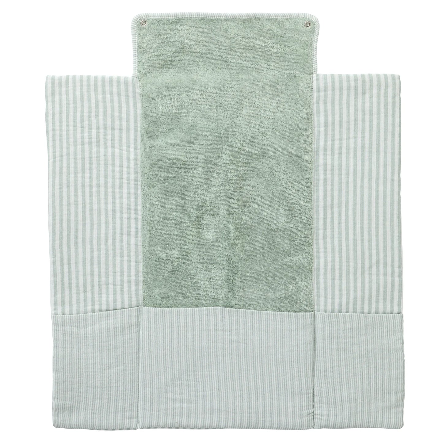 Tapis à langer - Rayé Sauge