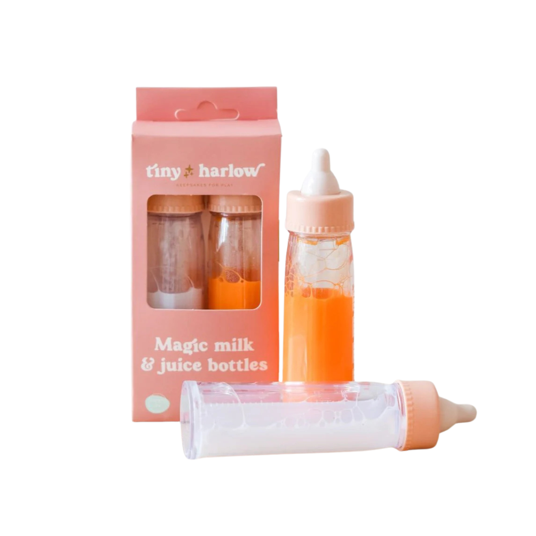 Duo de biberons magiques - Lait & Jus de fruit