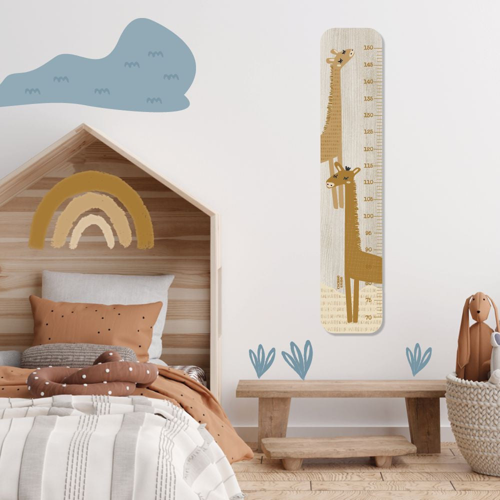 Toise en bois - 2 Girafes