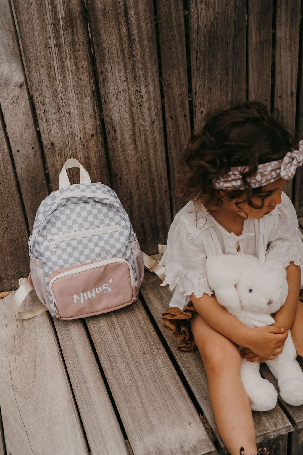 Sac à dos Milo - Damier Écume