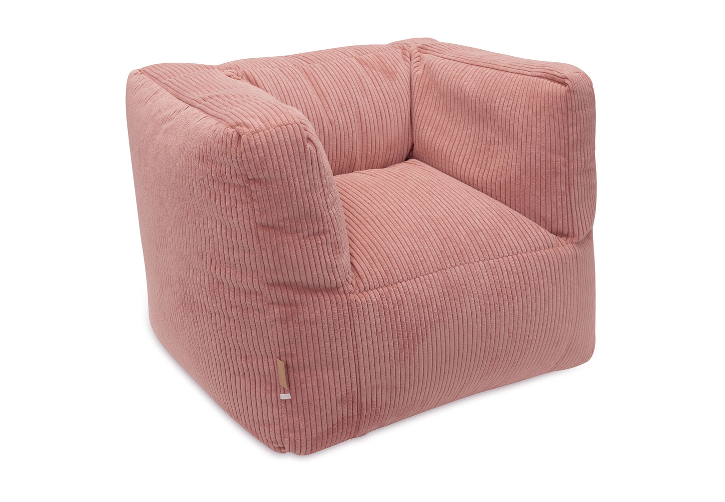 Fauteuil Pouf - Velours Rose