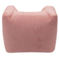 Fauteuil Pouf - Velours Rose