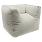 Fauteuil Pouf - Velours Sauge