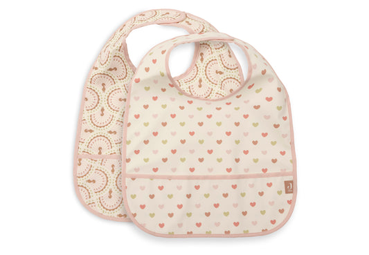 Lot de 2 bavoirs imperméables - Soft Plumes