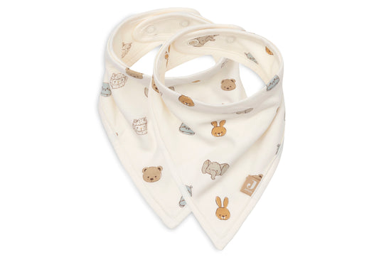 Lot de 2 bavoirs/bandanas - Jollies
