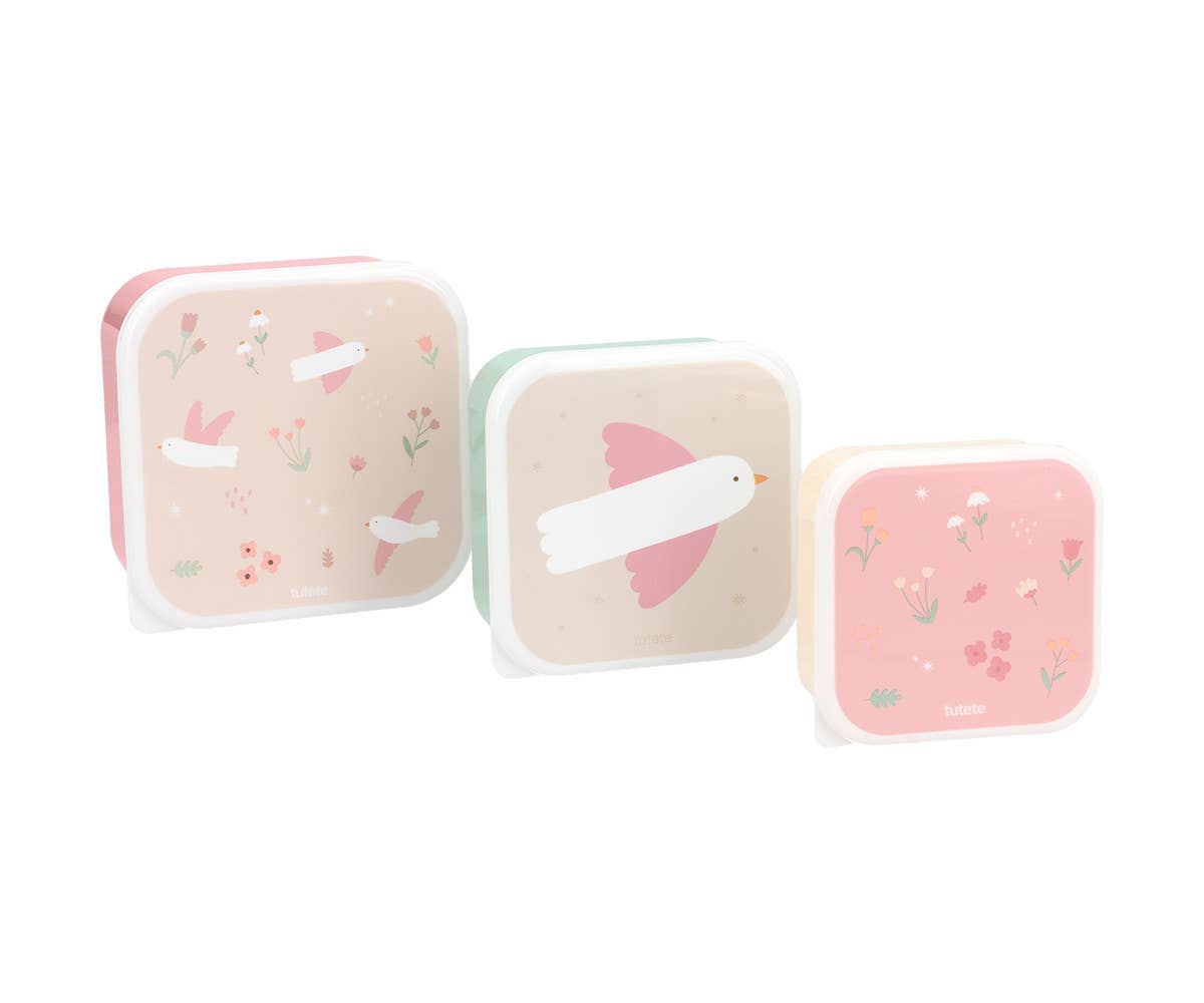 3 Boîtes repas - Blossom Birds