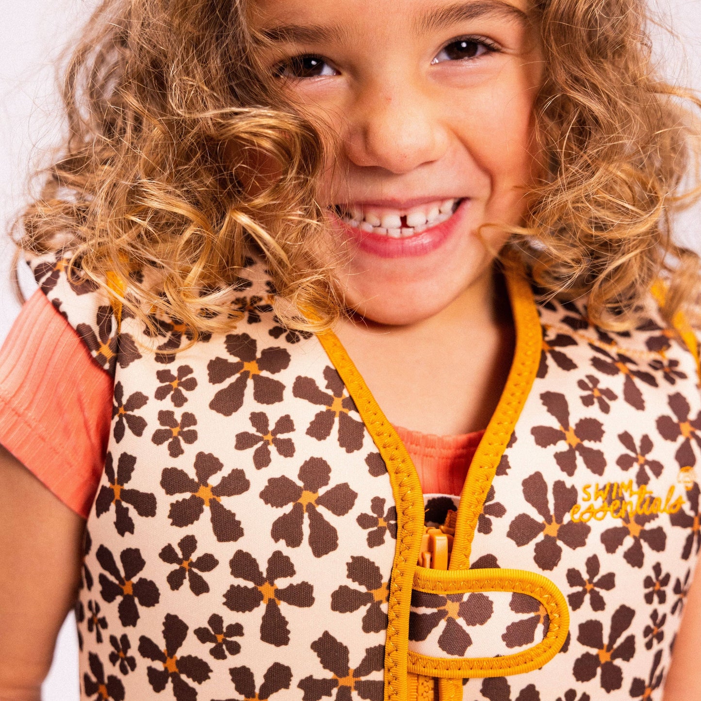 Gilet de natation - Fleurs sauvages - 1/2 ans