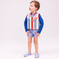 Gilet de natation - Homard Rouge/Bleu - 2/3 ans