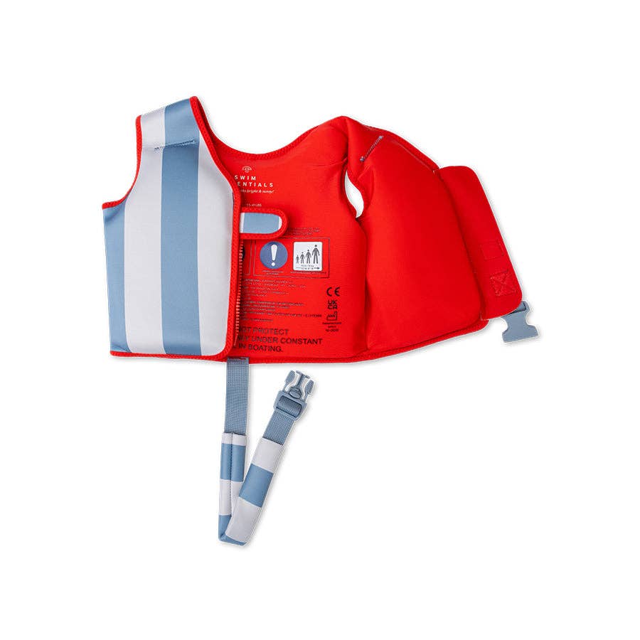Gilet de natation - Homard Rouge/Bleu - 2/3 ans