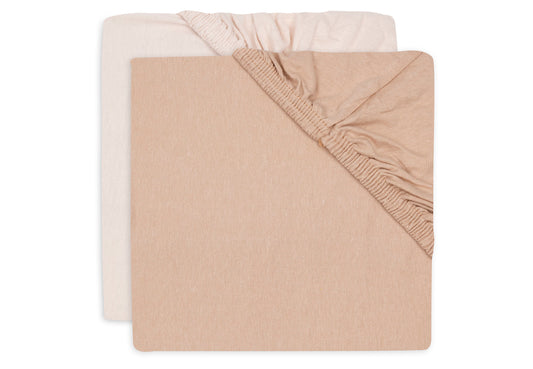 Lot de 2 drap-housse - Blush/Wild Rose