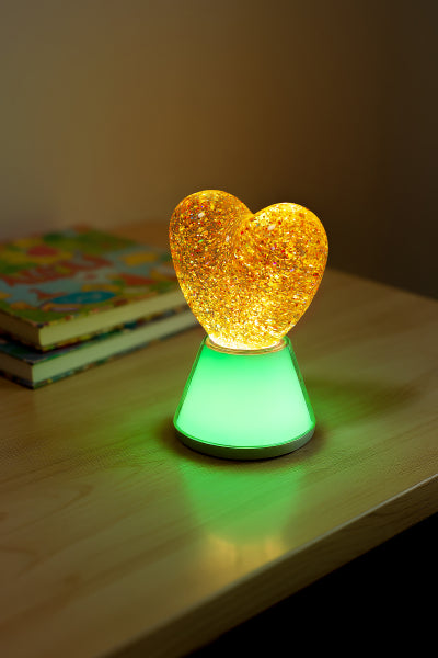 Lampe Glitter - Cœur
