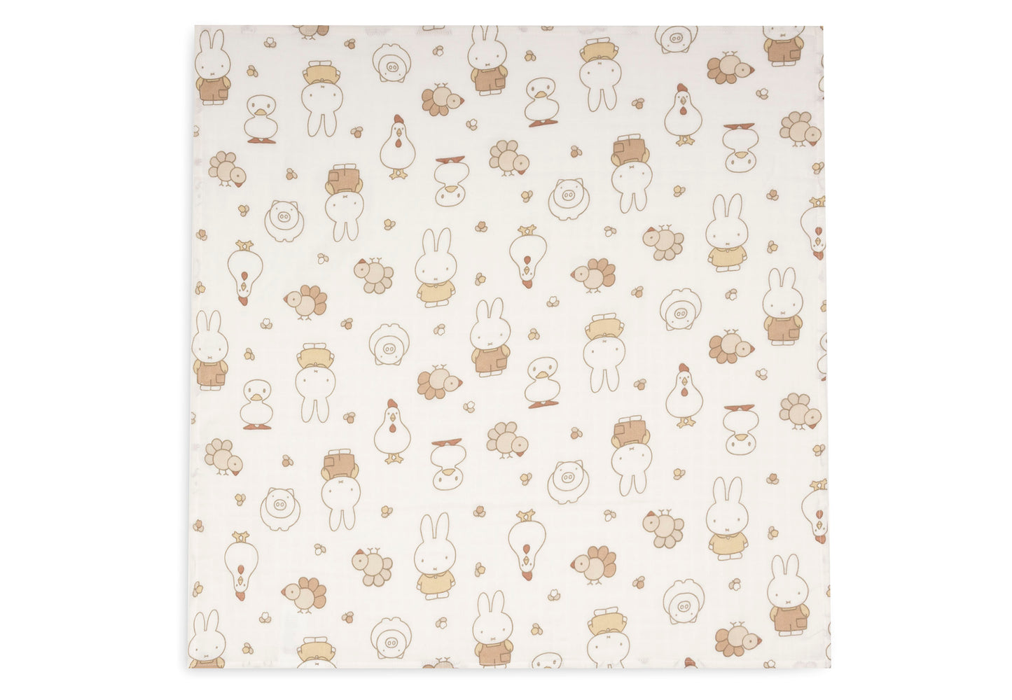 Lot de 3 langes - Miffy Farm