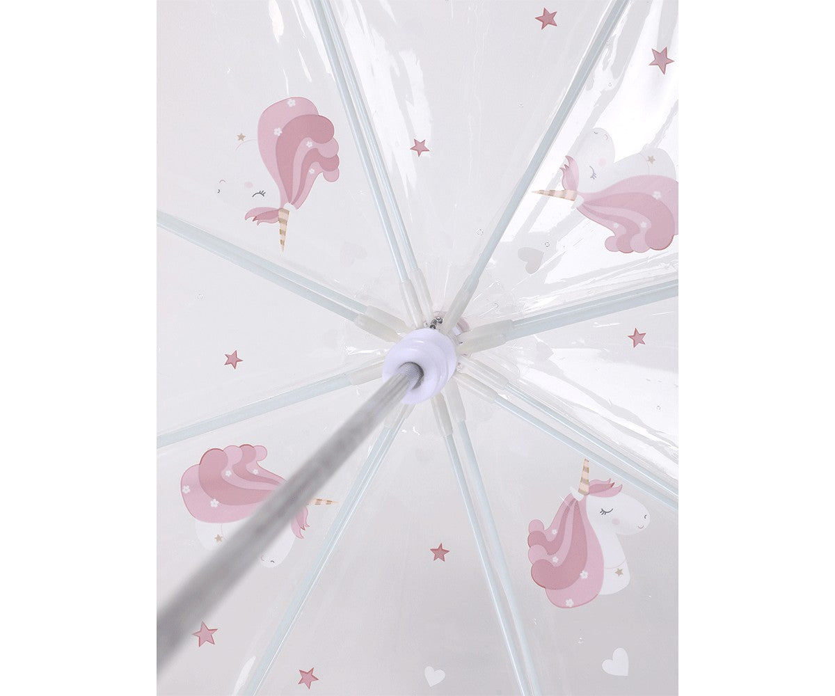 Parapluie Transparent - Licornes