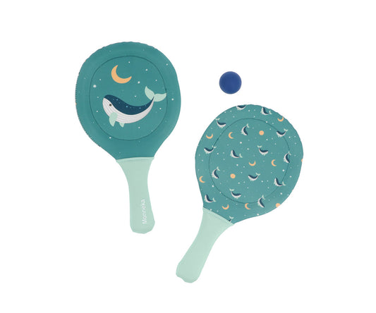 Raquettes de plage - Baleine Sarcelle