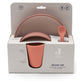 Coffret repas bébé - Silicone Blush