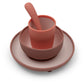 Coffret repas bébé - Silicone Blush
