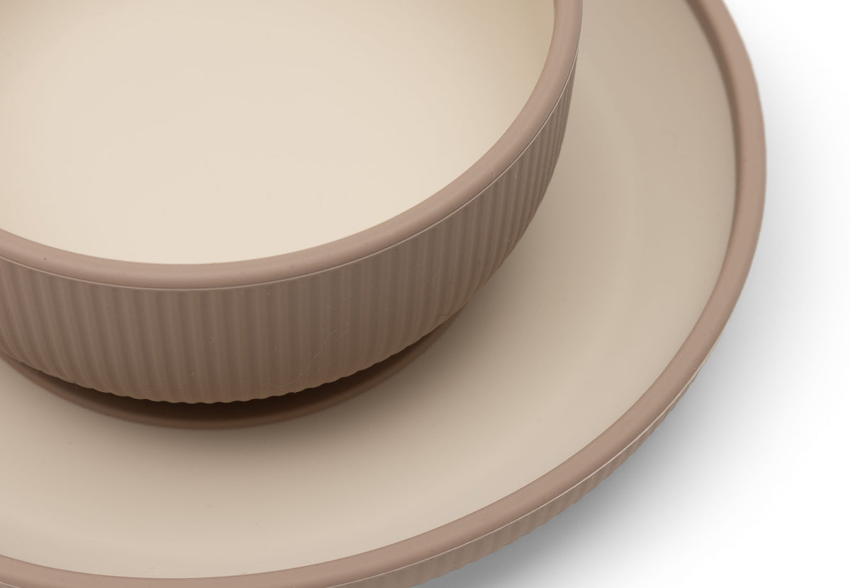 Coffret repas bébé - Silicone Natural