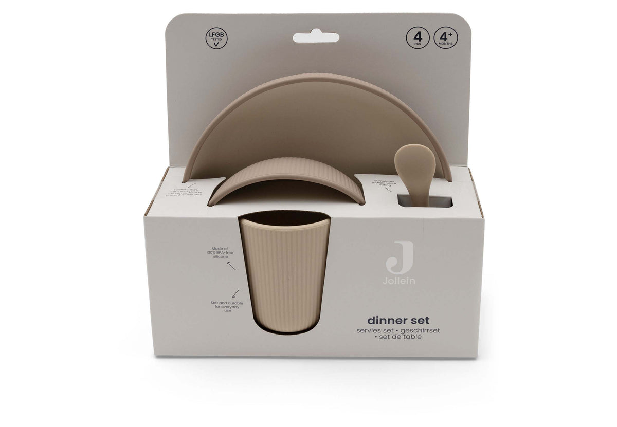 Coffret repas bébé - Silicone Natural