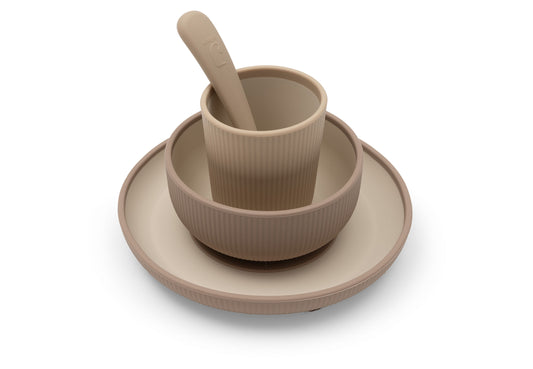 Coffret repas bébé - Silicone Natural