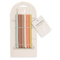 Pailles en silicone - 6 couleurs