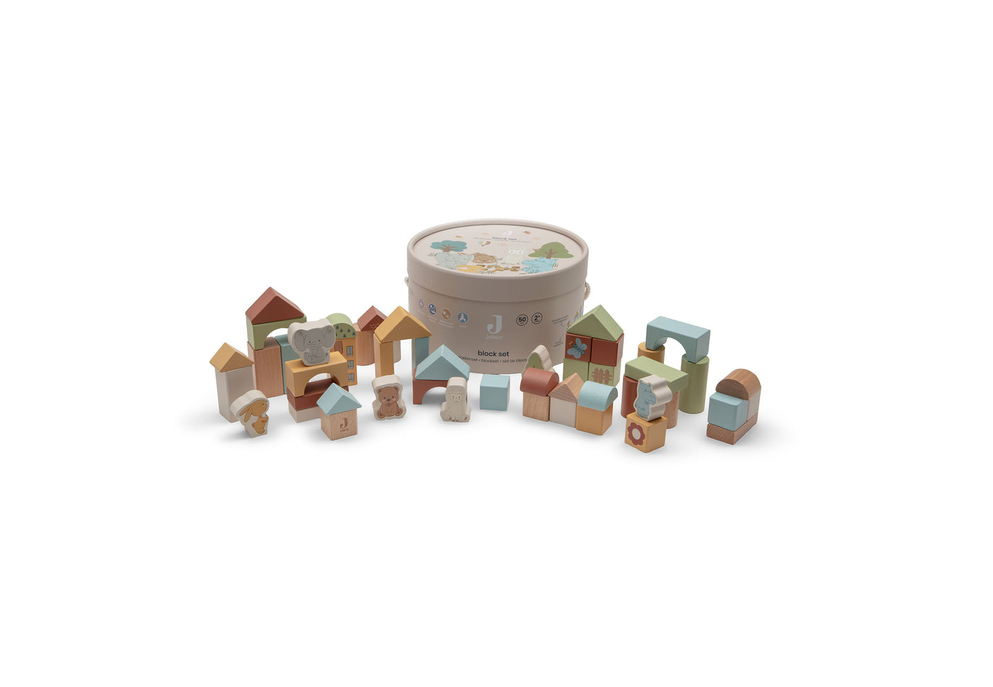 Jouet en bois - Set de blocs Jollies