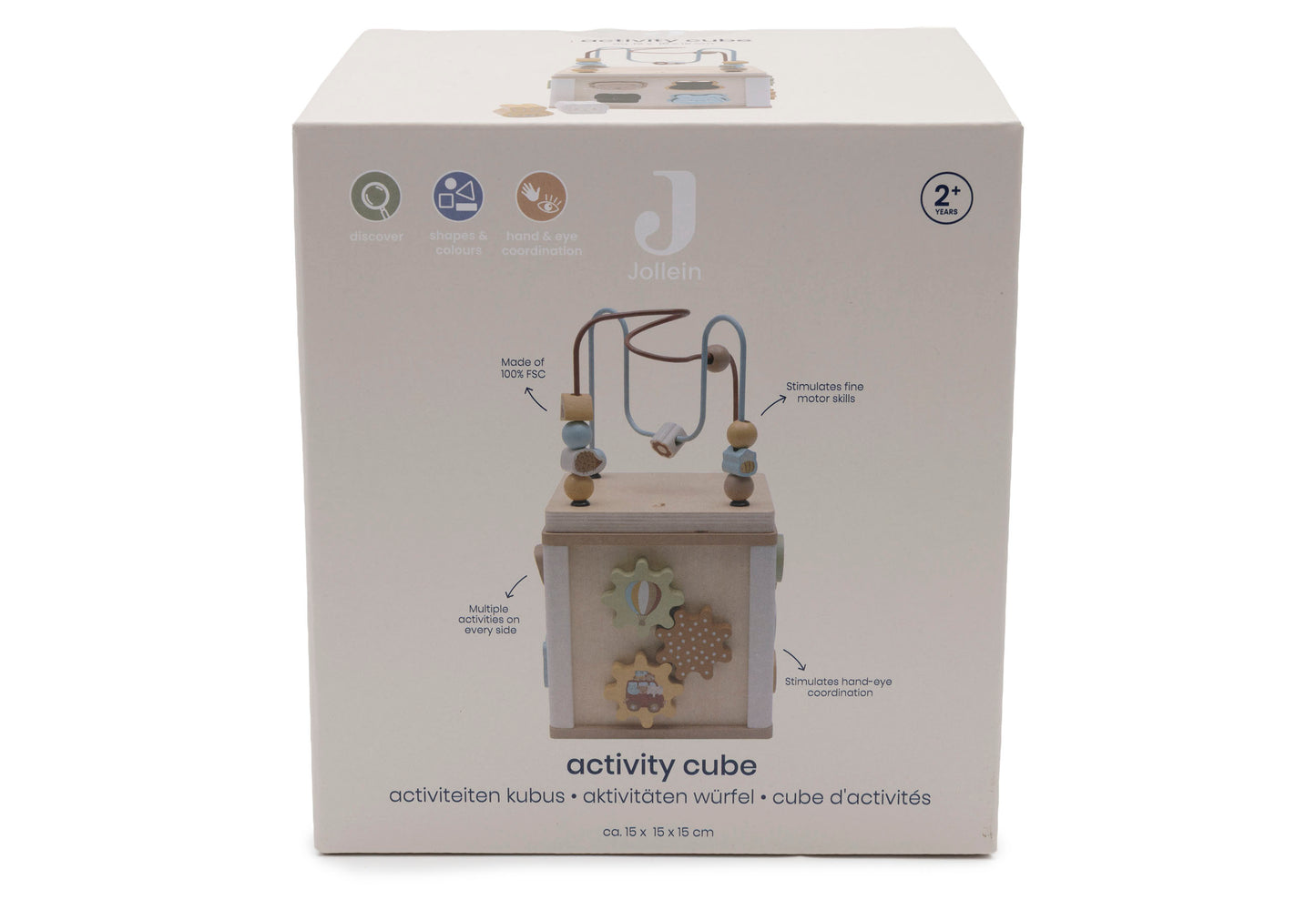 Jouet en bois - Cube d'activités Jollies