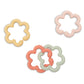 Jeu d'anneaux de dentition - Flowers