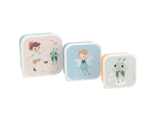 3 Boîtes repas - Garçon de bois