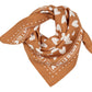 Foulard Amour - Marron/Blanc