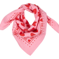 Foulard Amour - Rose/Rouge