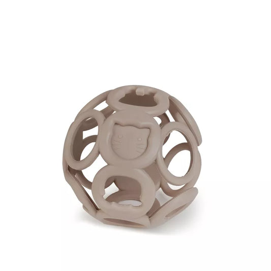 Balle d'éveil silicone - Taupe