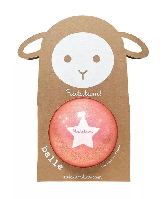 Ballon 10cm - Pailleté Rose