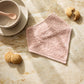 Lot de 2 bavoirs/bandanas - Blush