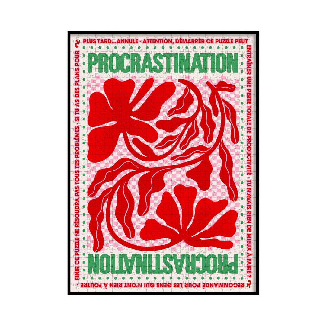 Puzzle 1000 pièces - Procrastination