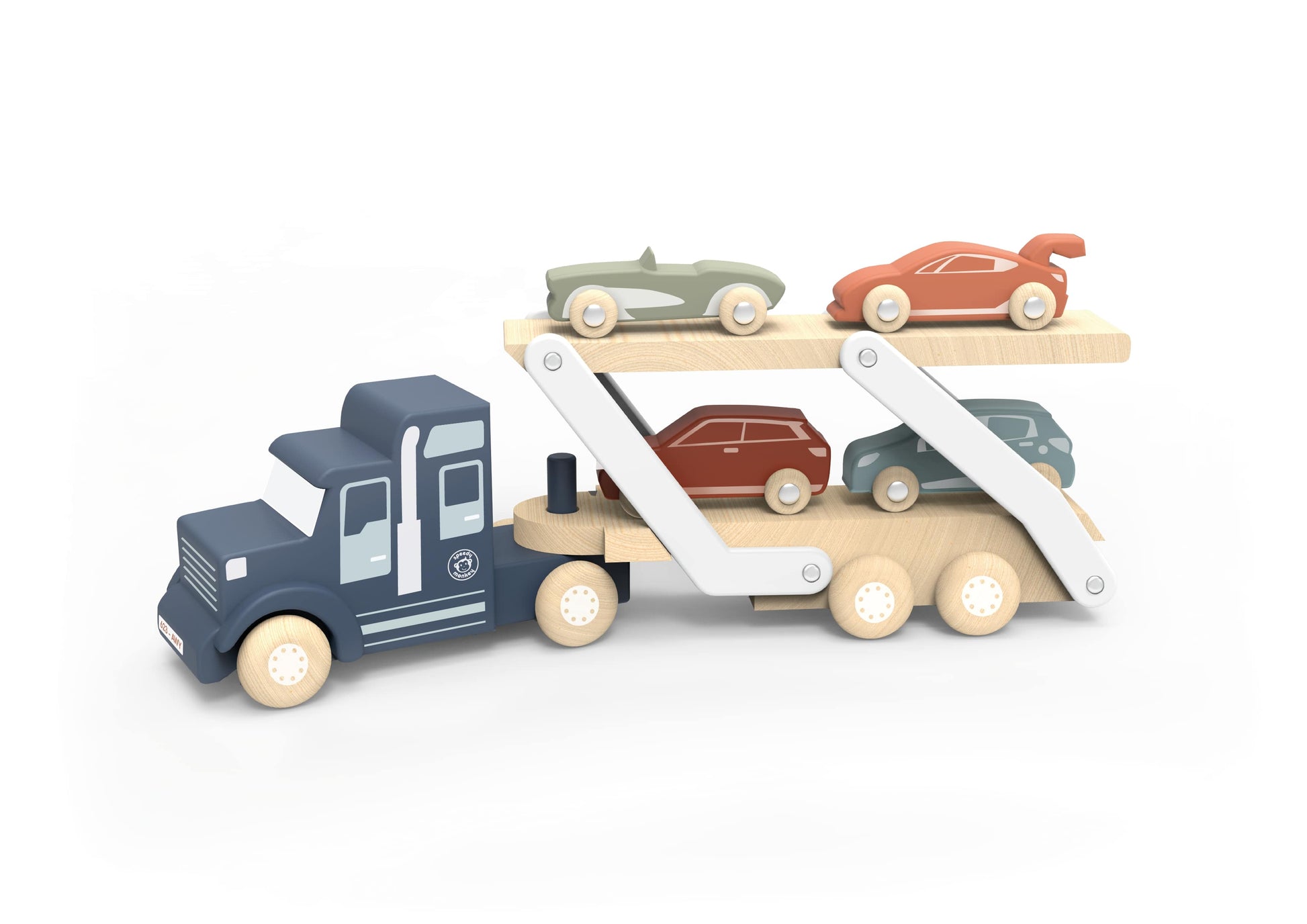 Camion et petites voitures en bois pour tout-petit - Coloris mixtes – P'tit  Woody