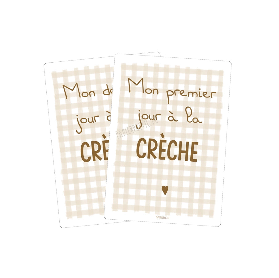 Cartes Rentrée - Crèche